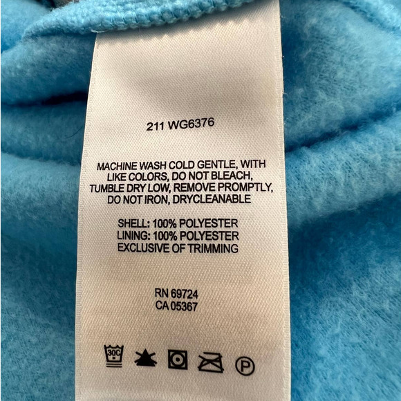 Columbia Girls 18-20 Fleece Jacket Full Zipper Pockets - Picture 5 of 5